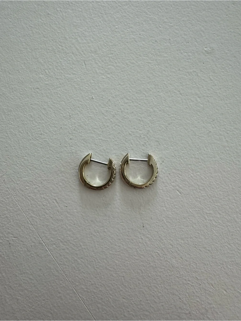 PAVOI Gold Plated Huggie Earrings